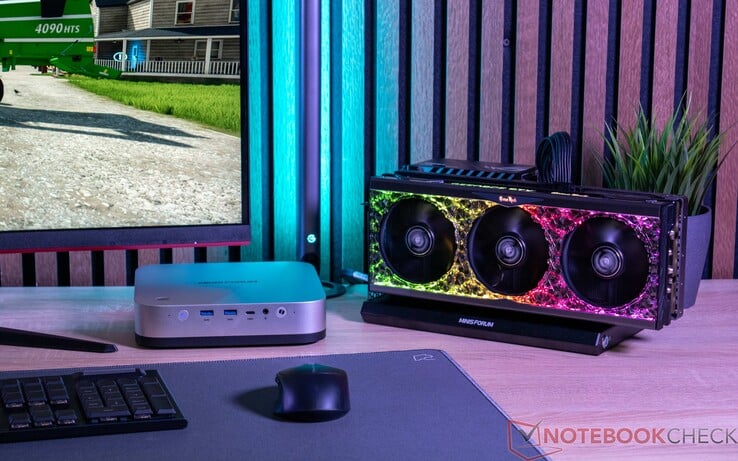 Minisforum AI X1 Pro e Nvidia GeForce RTX 4090 com o Minisforum DEG1