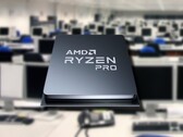 A AMD provavelmente anunciará em breve seus APUs de desktop Ryzen PRO 5000G para empresas. (Fonte de imagem: AMD/Verite - editado)