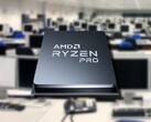 A AMD provavelmente anunciará em breve seus APUs de desktop Ryzen PRO 5000G para empresas. (Fonte de imagem: AMD/Verite - editado)