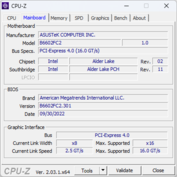 CPU-Z: Placa principal