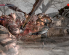 Em Bloody Spell, os jogadores podem alternar entre vários tipos de armas em tempo real: espadas, piques, punhos e armas de longo alcance. Na foto, uma captura de tela cinematográfica do jogo. (Fonte da imagem: Steam)