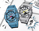 O Casio G-Shock GA-2100MNG-2A (à esquerda) e o GA-2100MNG-7A (à direita), na foto. (Fonte da imagem: Casio India)