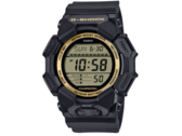 O Casio G-Shock GD-010GB-1A9JF (na foto) tem um LCD dourado colorido e um anel de moldura polido. (Fonte da imagem: G-Central)