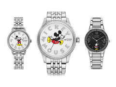 Os três novos modelos Citizen x Mickey Mouse anunciados para lançamento nos EUA, na foto. (Fonte da imagem: @plus9time no Instagram)