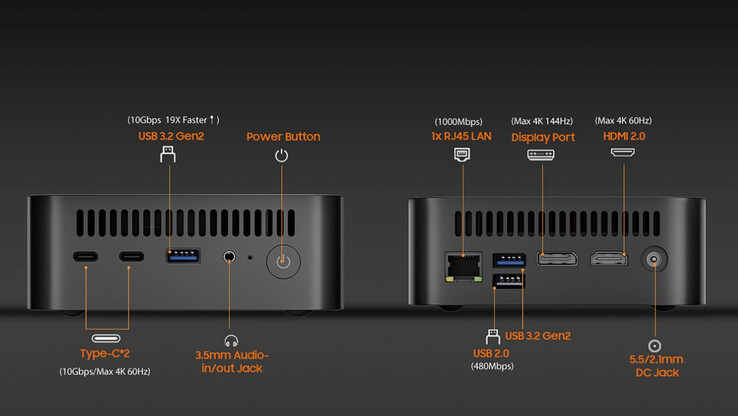 Portas de conectividade (Fonte da imagem: Blackview)