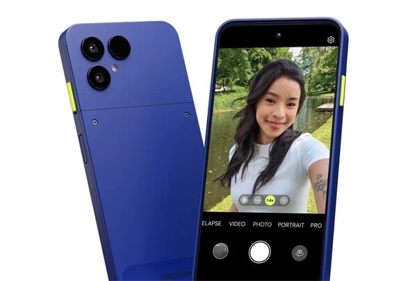 O Fairphone 6 Plus possui uma câmera principal de 50 MP com OIS.