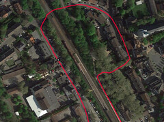 Garmin Edge 500 - Bridge underpass