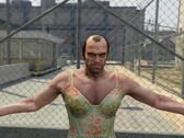 Trevor do GTA 5 como Lucia do GTA 6 no Trailer 2 recriado. (Fonte da imagem: Gu1maz no YouTube)