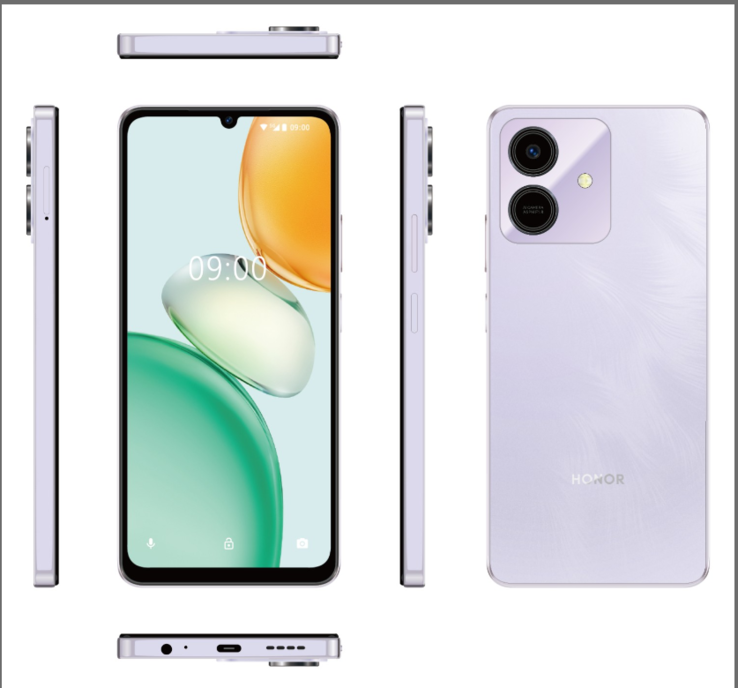 O Honor Play10 4G na cor roxa (Fonte da imagem: Honor)