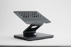 O Smart Motion Concept da Lenovo é um suporte para laptop que se ajusta automaticamente com base nos movimentos do usuário. (Fonte da imagem: Lenovo)