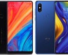 Os Xiaomi Mi Mix 2S e Xiaomi Mi Mix 3 foram ambos lançados em 2018. (Fonte da imagem: Xiaomi - editado)