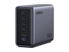 A Nexode 500W GaN Fast Charging Station é o carregador da Ugreen com a maior potência de saída. (Fonte da imagem: Ugreen)