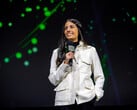 A CEO da Xbox, Asha Sharma, durante uma apresentação da Xbox.