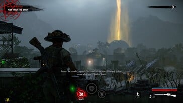 Na foto: uma captura de tela do jogo “Zombie Army 4”.