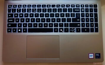Iluminação da luz de fundo do teclado