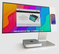 O NexMonitor também é compatível com PCs desktop, como o Mac mini. (Fonte de imagem: Nex Computer)