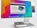 O NexMonitor também é compatível com PCs desktop, como o Mac mini. (Fonte de imagem: Nex Computer)
