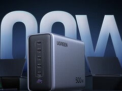 O novo carregador de mesa Nexode com 500 W pode carregar até seis dispositivos ao mesmo tempo (Fonte da imagem: Ugreen)