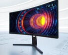 O Redmi Monitor Curvo 30" tem um suporte ajustável. (Fonte da imagem: Xiaomi)