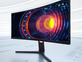O Redmi Monitor Curvo 30" tem um suporte ajustável. (Fonte da imagem: Xiaomi)
