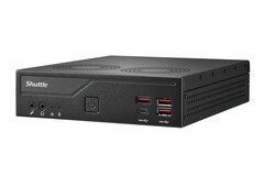 O mini PC Shuttle XPC slim DB860 pode ser equipado com até 96 GB de RAM.