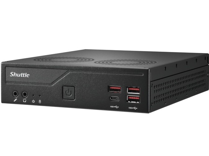A Shuttle apresenta um mini PC compacto com até 96 GB de RAM DDR5