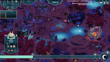 Uma imagem que mostra um ambiente em *As Far As The Eye*.