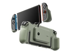 O Belkin Charging Grip pode ser adquirido com ou sem um banco de energia magnético.