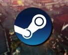 Uma imagem mostrando o logotipo do Steam e o jogo Expeditions: Rome, atualmente com 75% de desconto.
