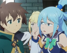 Uma captura de tela -『この素晴らしい世界に祝福を!3ーBONUS STAGEー』本予告 (Fonte da imagem: KadokawaAnime no YouTube)
