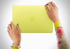 O MacBook Neo tem um chassi de alumínio colorido que pode ser aberto facilmente.