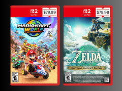 Preços dos jogos do Nintendo Switch 2 (Fonte da imagem: Best Buy, Nintendo of America com edições)