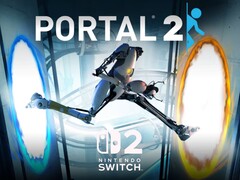 A arte de Portal 2 com o logotipo do Switch 2 é mostrada (Fonte da imagem: Nintendo of America com edições)
