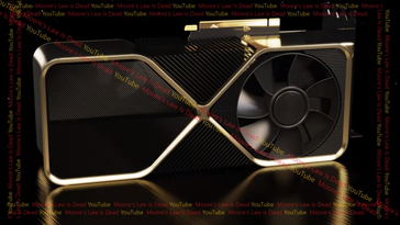Nvidia Titan Ada render (imagem via Moore's Law is Dead)