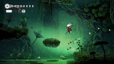 A jogabilidade da plataforma Silksong é mostrada (Fonte da imagem: Steam)