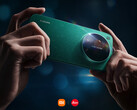 O Xiaomi 17 Ultra será lançado na China em 25 de dezembro. Na foto: uma imagem promocional mostrando a cor Starry Green do telefone. (Fonte da imagem: Xiaomi)