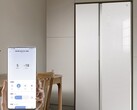 A geladeira Xiaomi Mijia Side by Side 610L Ice Crystal White possui uma ferramenta inteligente de ajuste de temperatura. (Fonte da imagem: Xiaomi)