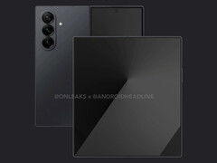 O Galaxy Z Fold7 pode não receber uma tela de 8,2 polegadas, como afirma um relatório anterior. (Fonte da imagem: Android Headlines & OnLeaks)