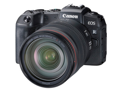 A Canon EOS RP apresenta uma empunhadura bastante profunda para acomodar lentes mais pesadas. (Fonte da imagem: Canon)