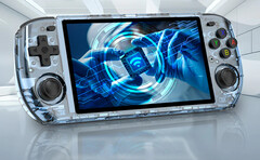 O RGB10 Max 3 executa uma distribuição Linux, como muitos dos dispositivos portáteis para jogos da Powkiddy. (Fonte da imagem: Powkiddy)