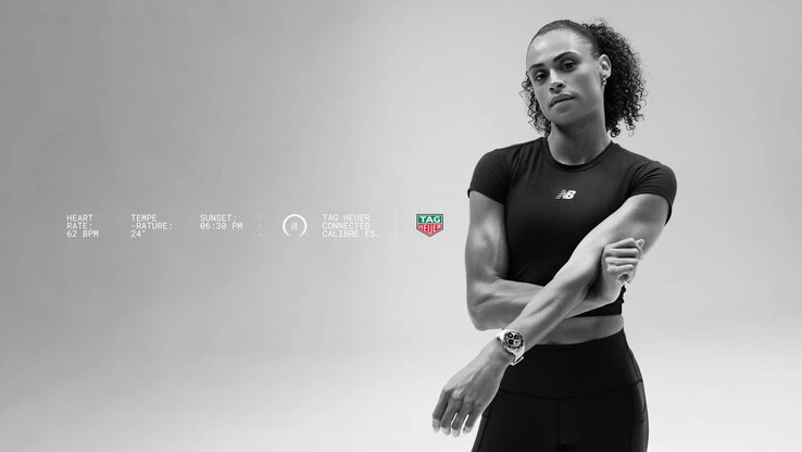 O wearable também deve agradar aos atletas. (Fonte da imagem: Tag Heuer, via the5krunner)