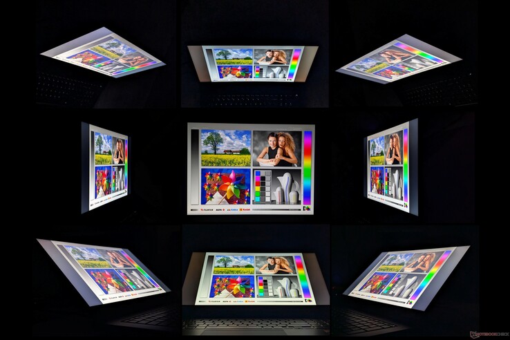 Amplos ângulos de visão IPS