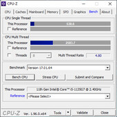 CPU-Z: Marca de referência