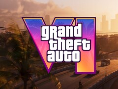 Logotipo colocado no fundo do trailer do GTA 6 (Fonte da imagem: Rockstar Games com edições)