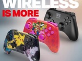 O controle PowerA Advantage Wireless vem nas opções de design Black, Mario and Friends e Pokemon Mega Evolutions (Fonte da imagem: PowerA)