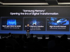 GDDR7 poderia ser lançado com as futuras GPUs RTX 5000 e RDNA 4. (Fonte de imagem: Samsung)