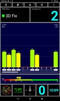 Teste de GPS ao ar livre