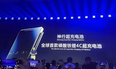 Bateria de EV de Shenxing revelada em 2023. A BYD revelou a versão de última geração que pode percorrer 520 km em apenas cinco minutos (Fonte da imagem: Car News China)