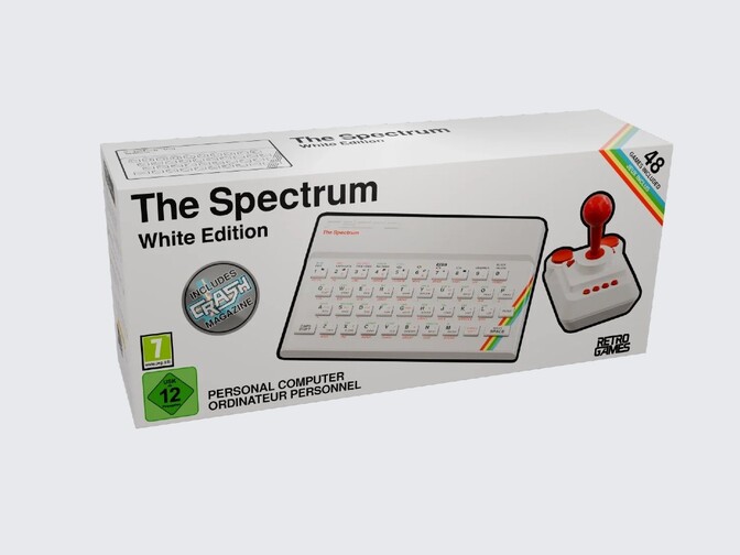 A Plaion começa a vender uma versão branca do ZX Spectrum