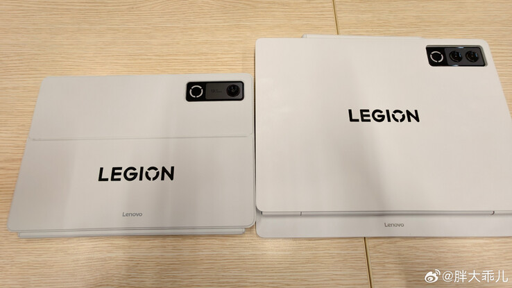 O tablet maior Legion ao lado do Tab Gen 5